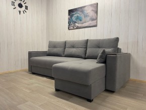 Диван угловой Комфорт-3 (НПБ+МДФ) велюр Galaxy Lite 26 в Лесном - lesnoy.mebel24.online | фото 2