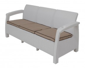 Диван Yalta Premium Sofa 3 Set (Ялта) белый (+подушки под спину) в Лесном - lesnoy.mebel24.online | фото 1