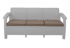 Диван Yalta Premium Sofa 3 Set (Ялта) белый (+подушки под спину) в Лесном - lesnoy.mebel24.online | фото 2