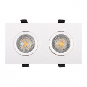 DK3022-WH Встраиваемый светильник, IP 20, 10 Вт, GU5.3, LED, белый, пластик в Лесном - lesnoy.mebel24.online | фото 2