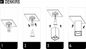 DK3030-WH Светильник накладной IP 20, 10 Вт, GU5.3, LED, белый, пластик в Лесном - lesnoy.mebel24.online | фото 8