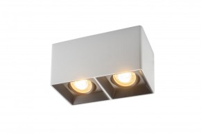 DK3035-WB Светильник накладной IP 20, 10 Вт, GU5.3, LED, белый/черный, пластик в Лесном - lesnoy.mebel24.online | фото 1
