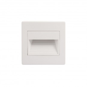 DK3050-WH Светильник встраиваемый в стену, IP 20, LED 3000, 1 Вт, белый, пластик в Лесном - lesnoy.mebel24.online | фото 3