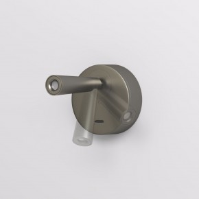 DK5072-DN Бра SHINE WALL со светодиодом, D104*H68, IP20, 3000К, 3W, RA?90, темный никель, алюминий в Лесном - lesnoy.mebel24.online | фото 3