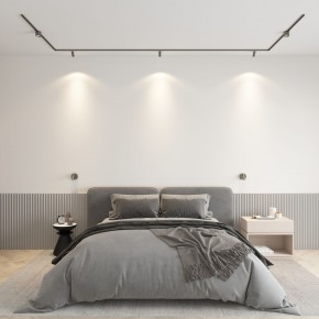 DK5072-DN Бра SHINE WALL со светодиодом, D104*H68, IP20, 3000К, 3W, RA?90, темный никель, алюминий в Лесном - lesnoy.mebel24.online | фото 4