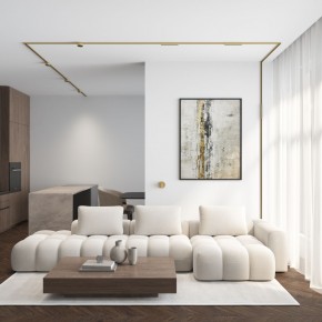 DK5072-SB Бра SHINE WALL со светодиодом, D104*H68, IP20, 3000К, 3W, RA?90, сатинированная латунь, алюминий в Лесном - lesnoy.mebel24.online | фото 6