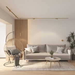 DK5072-SB Бра SHINE WALL со светодиодом, D104*H68, IP20, 3000К, 3W, RA?90, сатинированная латунь, алюминий в Лесном - lesnoy.mebel24.online | фото 8