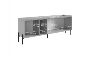 ДОМИНИКА Гостиная (модульная) кашемир/дуб крафт золотой в Лесном - lesnoy.mebel24.online | фото 3