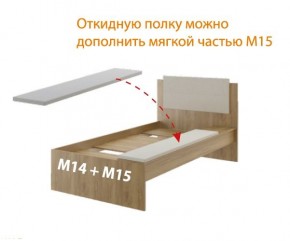 Дуглас (подростковая) М14 Кровать в Лесном - lesnoy.mebel24.online | фото 7