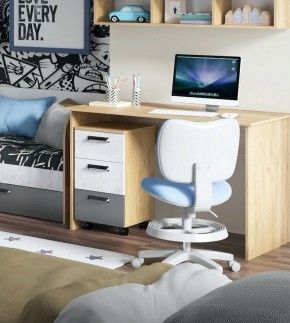 Дуглас (подростковая) М16 Стол прямой + М09 Тумба в Лесном - lesnoy.mebel24.online | фото