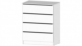 ЭЛЕГАНТ Комод 4 ящика (белый) в Лесном - lesnoy.mebel24.online | фото