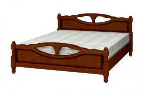 ЕЛЕНА-4 Кровать из массива (орех) в Лесном - lesnoy.mebel24.online | фото 2
