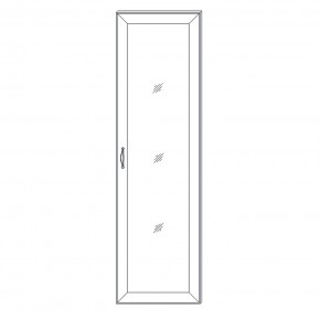 Фасад двери с зеркалом Сиена в Лесном - lesnoy.mebel24.online | фото 3