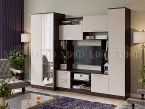 ФЛОРА Стенка (2700) ЛДСП (Дуб Беленый/Венге) в Лесном - lesnoy.mebel24.online | фото