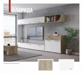 ФЛОРИДА Гостиная (модульная) дуб серый/белый в Лесном - lesnoy.mebel24.online | фото