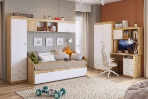 ФОРСАЖ К2 Детский гарнитур (крафт золотой/белый) в Лесном - lesnoy.mebel24.online | фото