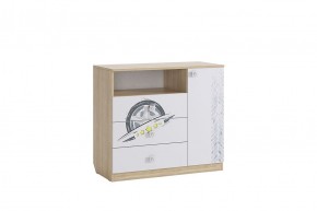 ФОРСАЖ Комод (сонома/белый) в Лесном - lesnoy.mebel24.online | фото