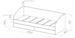 ГЕОМЕТРИЯ ГМТ.01 Кровать с ящиками в Лесном - lesnoy.mebel24.online | фото 2