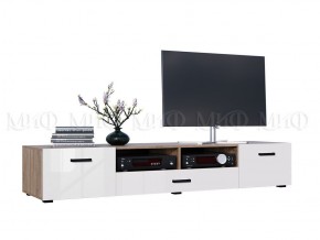 НЭНСИ NEW Гостиная ЛДСП (модульная) Белый глянец/Сонома в Лесном - lesnoy.mebel24.online | фото 3