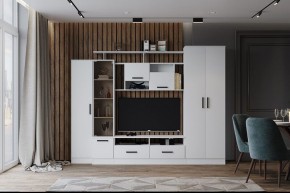 Гостиная Оскар-5 Белый в Лесном - lesnoy.mebel24.online | фото