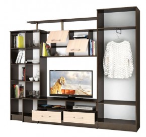 Гостиная Оскар-5 венге/дуб молочный в Лесном - lesnoy.mebel24.online | фото 2