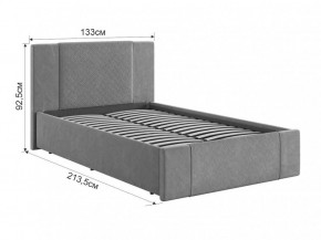 ХЛОЯ Кровать 1200 с основанием в Лесном - lesnoy.mebel24.online | фото 3