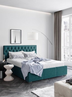 Интерьерная Кровать Октавия Бирюзовый 1400x2000 в Лесном - lesnoy.mebel24.online | фото 1