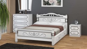 КАРИНА-5 Кровать из массива 1200 с 2-мя ящиками в Лесном - lesnoy.mebel24.online | фото 1