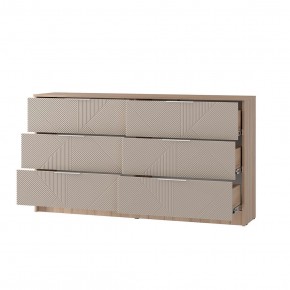 Комод Эмилия КМ-04 (Дуб смоки/Айриш (MF03)) в Лесном - lesnoy.mebel24.online | фото 2