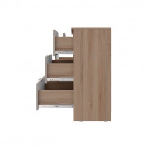 Комод Эмилия КМ-04 (Дуб смоки/Айриш (MF03)) в Лесном - lesnoy.mebel24.online | фото 3