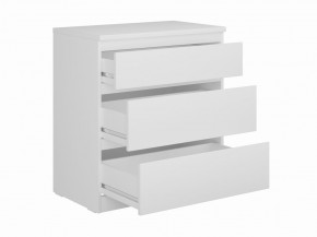 Комод КАСТОР с тремя ящиками, цвет белый в Лесном - lesnoy.mebel24.online | фото 2