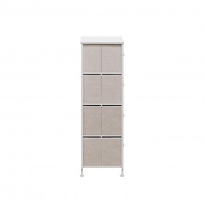 Комод Leset Линкс 4 ящ. (к/з), Каркас Белый, ящики Белые в Лесном - lesnoy.mebel24.online | фото 4