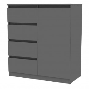 Комод Мальта K114 (Графит) в Лесном - lesnoy.mebel24.online | фото