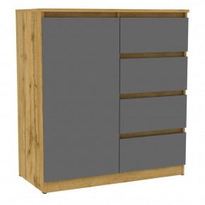 Комод Мальта K115 (ДВ-Графит) в Лесном - lesnoy.mebel24.online | фото