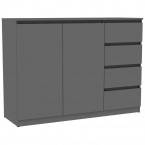 Комод Мальта K117 (Графит) в Лесном - lesnoy.mebel24.online | фото