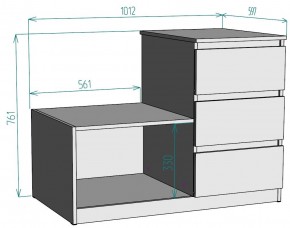 Комод Мальта K207 в Лесном - lesnoy.mebel24.online | фото 2