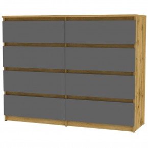 Комод Malta light K146 (ДВ-Графит) в Лесном - lesnoy.mebel24.online | фото