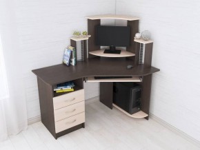 Компьютерный стол Грета-7 венге/дуб молочный в Лесном - lesnoy.mebel24.online | фото