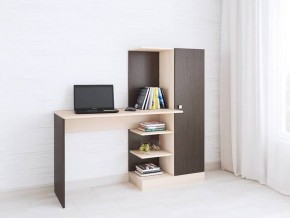 Компьютерный стол Квартет-6 венге/дуб молочный в Лесном - lesnoy.mebel24.online | фото