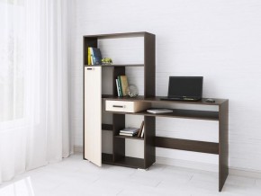 Компьютерный стол Квартет-8 венге/дуб молочный в Лесном - lesnoy.mebel24.online | фото
