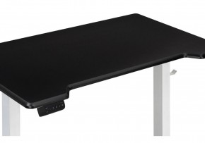 Компьютерный стол Маркос с механизмом подъема 120х75х75 черная шагрень / белый в Лесном - lesnoy.mebel24.online | фото 8