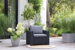 Комплект кресел Калифорния (California chair) графит в Лесном - lesnoy.mebel24.online | фото 1