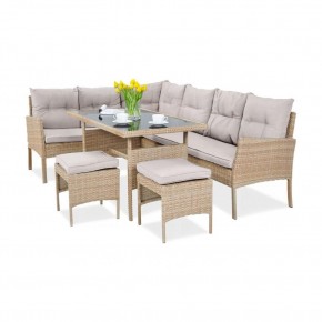 Комплект плетеной мебели AFM-107B Beige (3 кор.) в Лесном - lesnoy.mebel24.online | фото 3