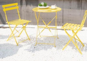 Комплект садовой мебели OTS-001R (стол + 2 стула) металл в Лесном - lesnoy.mebel24.online | фото 9