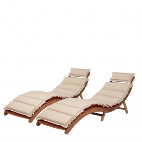 Комплект шезлонги и столик AFM-803A-T133 Beige (2+1) в Лесном - lesnoy.mebel24.online | фото 2