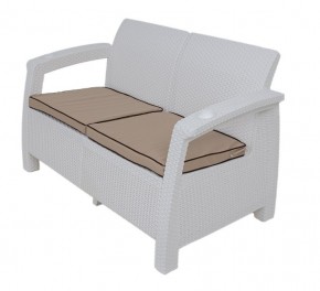 Комплект уличной мебели Yalta Premium Terrace Set (Ялта) белый (+подушки под спину) в Лесном - lesnoy.mebel24.online | фото 2