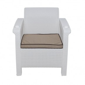 Комплект уличной мебели Yalta Premium Terrace Set (Ялта) белый (+подушки под спину) в Лесном - lesnoy.mebel24.online | фото 6