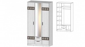 КОСТА-РИКА Шкаф 3-х створчатый (анкор светлый) в Лесном - lesnoy.mebel24.online | фото