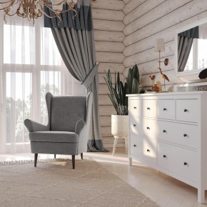 Кресло для отдыха Вало серый, ткань рогожка в Лесном - lesnoy.mebel24.online | фото 2
