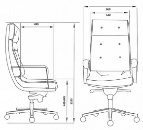 Кресло для руководителя Бюрократ Dao/Black в Лесном - lesnoy.mebel24.online | фото 5